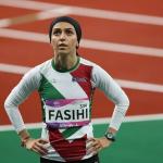 ششمی فرزانه فصیحی بین ۶ دونده